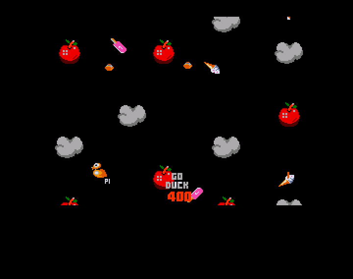 Flying vertically through space