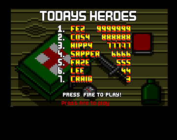 Title screen