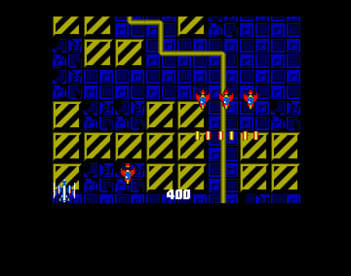 Futuristic blasting action
