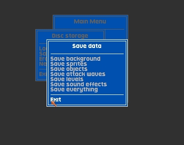 For saving out your data
