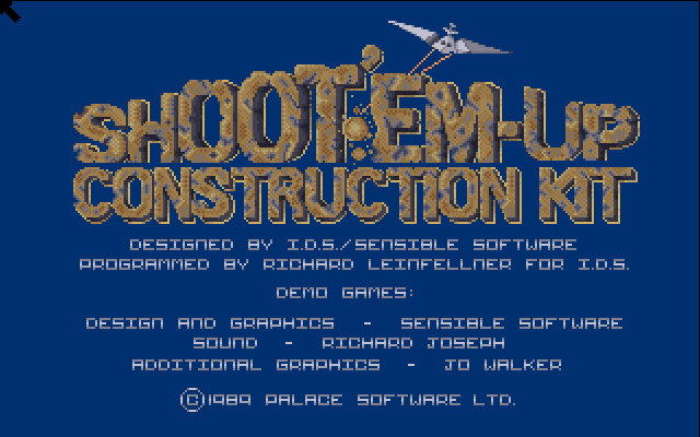 Click the screen to see the Amiga menus