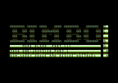 The title screen