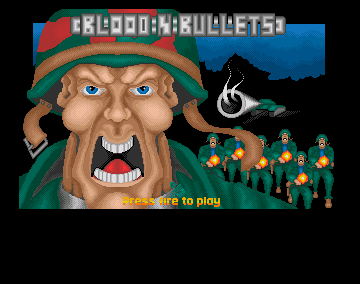 The title screen