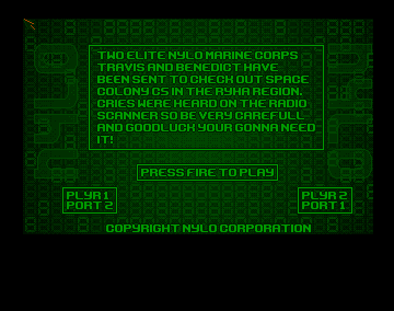 LCD title screen