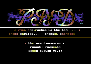 The title screen