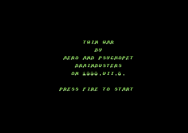 The title screen